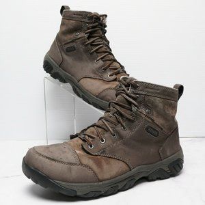 Teva Boots Men's 11.5 Brown Suede Waterproof Hiking Boots Mid